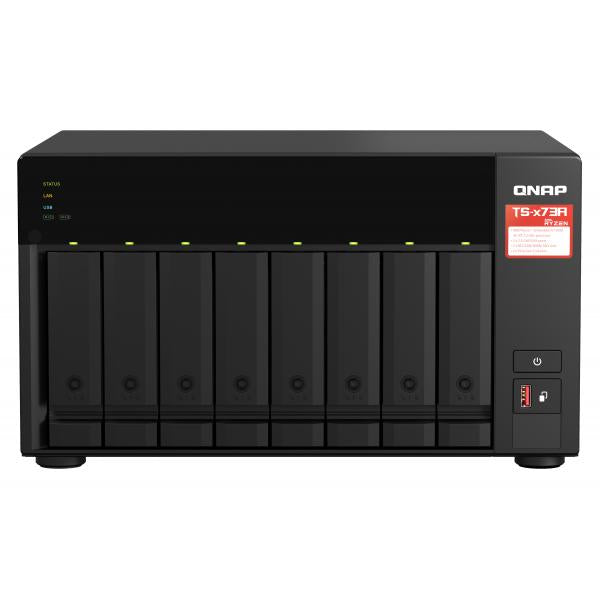 QNAP TS-873A-8G Serveur de Stockage NAS Tower Ethernet/LAN Noir V1500B One Size471321351882301TS-873A-8G