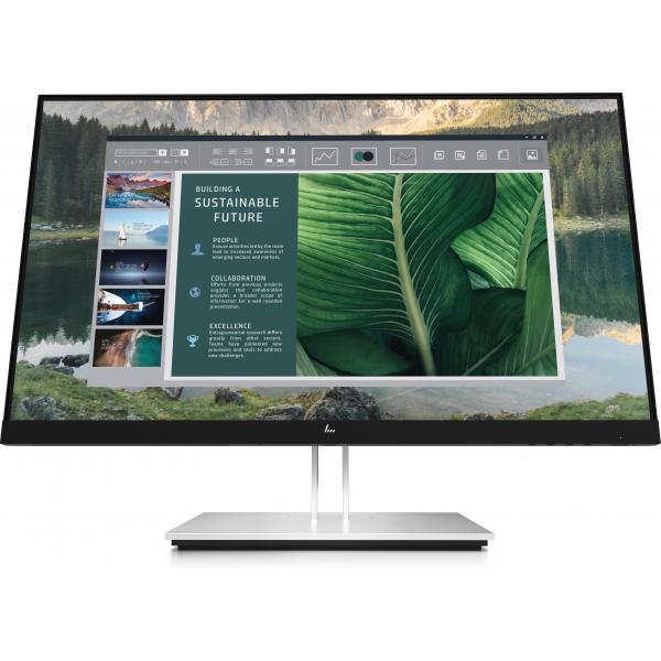 HP E24u G4 Monitor PC 60,5 cm [23.8] 1920 x 1080 Pixel Full HD LCD Nero, Argento (E24u G4 computer monitor 60.5 - cm [23.8] 1920 x 1080 pixels - Full HD LCD Black, Silver - Warranty: 12M)Hp189T0AT