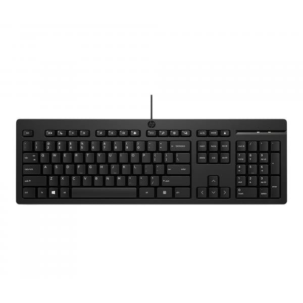 HP Tastiera cablata 125 USB (HP 125 Wired Keyboard) - Versione UKHp266C9AA