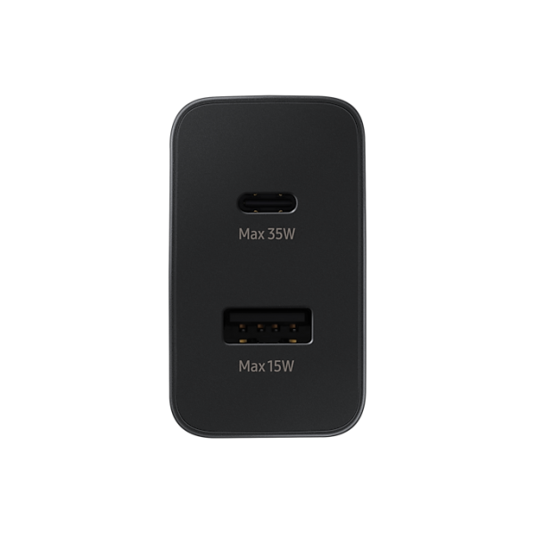 Samsung EP-TA220NBEGEU Caricabatterie per dispositivi mobili Cuffie, Auricolare, Computer portatile, Smartphone, Orologio intelligente, Tablet Nero AC Interno (Common Black 35W Power - Adapter Duo - Warranty: 24M)SamsungEP-TA220NBEGEU