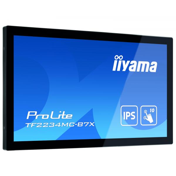 Iiyama ProLite TF2234MC-B7X Monitor PC 54,6 cm [21.5] 1920 x 1080 Pixel Full HD LED Touch screen Multi utente Nero (22 ProLite TF2234MC-B7X Touch Screen Monitor - 22 Black LED Touchscreen Monitor Full HD VGA DisplayPort and HDMI)Iiyama4948570118366TF...