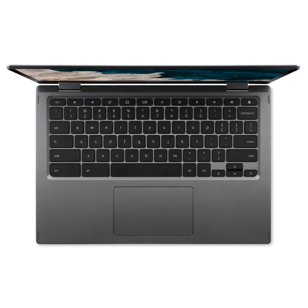 Acer Chromebook R841T-S3PW Qualcomm Kryo 468 Ibrido [2 in 1] 33,8 cm [13.3] Touch screen Full HD 4 GB LPDDR4x-SDRAM 64 GB Flash Wi-Fi 5 [802.11ac] ChromeOS Inglese UK Grigio (ACE CB13SPIN QSD SC7180 4GB/64GB) - Versione UKAcer4710886519492NX.AA5EK.001