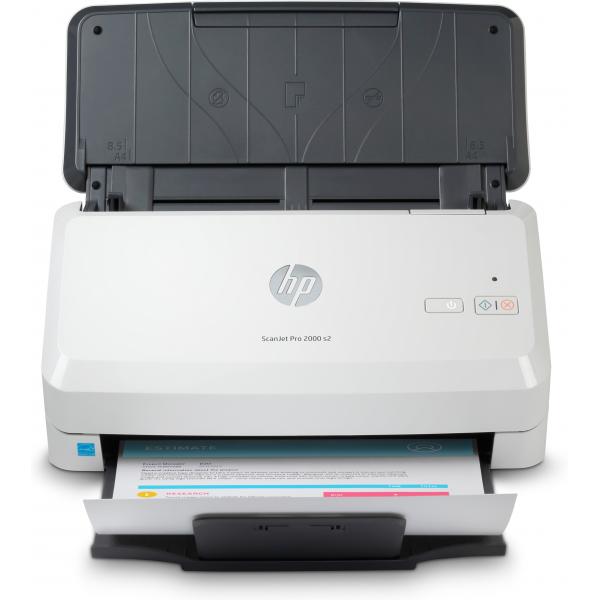 HP ScanJet Pro 2000 s2 Scanner a foglio 600 x 600 DPI A4 Nero, Bianco (HP Scanjet Pro 2000 s2 Sheet-feed - Scanner documenti - Duplex - 216 x 3100 mm - 600 dpi x 600 dpi - fino a 35 ppm [mono] - ADF [Alimentatore automatico documenti] [50 fogli] - fi...