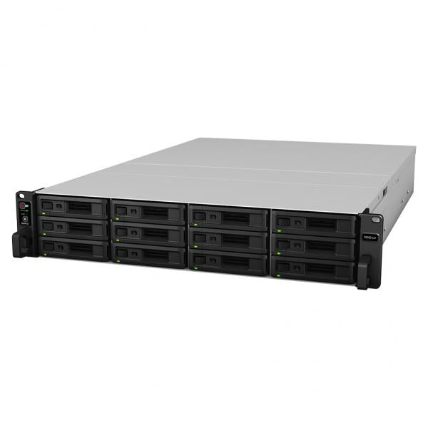 Synology RackStation RS3621xs+ NAS Armadio [2U] Intel Xeon D D-1541 8 GB DDR4 192 TB HDD DiskStation Manager Nero (Synology RackStation RS3621xs+ 192TB [Synology HAT 5300] 12 bay; Accelerating Business Workloads with Enterprise-Grade Data Protection;...
