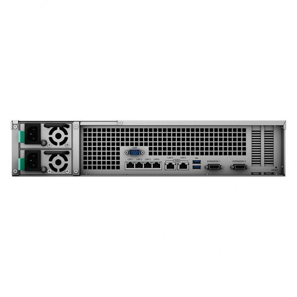 Synology RackStation RS3621xs+ NAS Armadio [2U] Intel Xeon D D-1541 8 GB DDR4 192 TB HDD DiskStation Manager Nero (Synology RackStation RS3621xs+ 192TB [Synology HAT 5300] 12 bay; Accelerating Business Workloads with Enterprise-Grade Data Protection;...