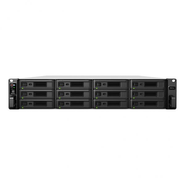 Synology RackStation RS3621xs+ NAS Armadio [2U] Intel Xeon D D-1541 8 GB DDR4 96 TB HDD DiskStation Manager Nero (Synology RackStation RS3621xs+ 96TB [Synology HAT 5300] 12 bay; Accelerating Business Workloads with Enterprise-Grade Data Protection; I...