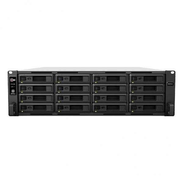 Synology RackStation RS4021xs+ NAS Armadio [3U] Intel Xeon D D-1541 16 GB DDR4 192 TB HDD DiskStation Manager Nero (Synology RackStation RS4021xs+ 192TB [Synology HAT 5300] 16 bay; High Performance 3U Storage for Enterprise Data Management; Intel [5Y...