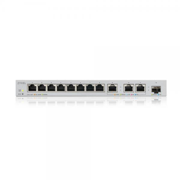 Zyxel XGS1250-12 Gestito 10G Ethernet [100/1000/10000] Grigio (ZYXEL XGS1250-1212-PORT SMART - MANAGED MULTIGIG SWITCH MIT 8-PO)Zyxel4718937614271XGS1250-12-ZZ0101F