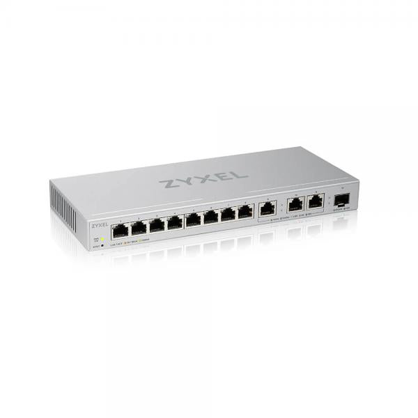 Zyxel XGS1250-12 Gestito 10G Ethernet [100/1000/10000] Grigio (ZYXEL XGS1250-1212-PORT SMART - MANAGED MULTIGIG SWITCH MIT 8-PO)Zyxel4718937614271XGS1250-12-ZZ0101F