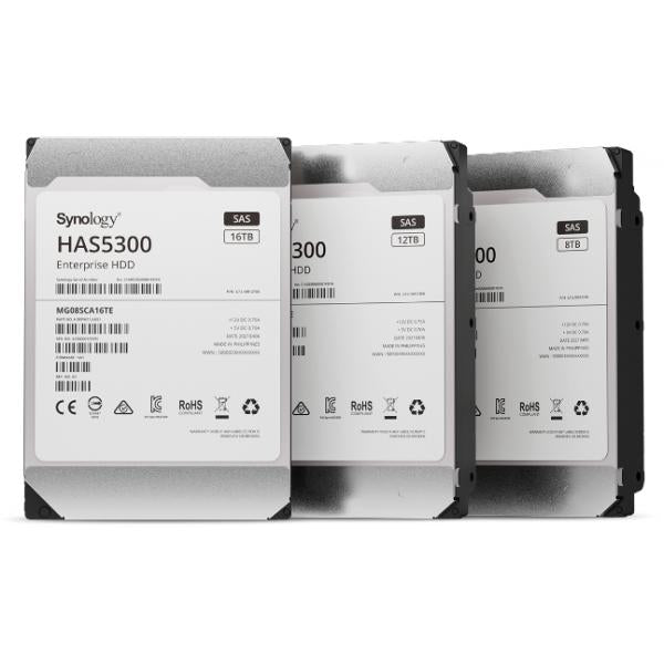 Synology HAS5300-12T disco rigido interno 12 TB 7200 Giri/min 256 MB 3.5 SAS (3.5 SAS HDD HAS5300 12 TB - HAS5300-12T, 3.5, 12000 GB, - 7200 RPM - Warranty: 60M)SynologyHAS5300-12T