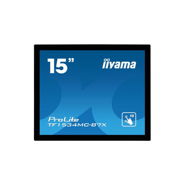 Iiyama TF1534MC-B7X monitor POS 38,1 cm [15] 1024 x 768 Pixel XGA Touch screen (iiyama ProLite TF1534MC-B7X 15' Capacitive Touch Screen Display)Iiyama4948570118380TF1534MC-B7X