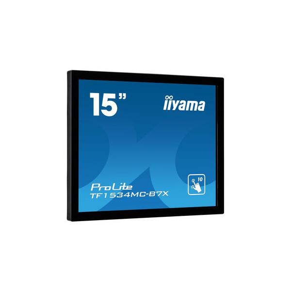 Iiyama TF1534MC-B7X monitor POS 38,1 cm [15] 1024 x 768 Pixel XGA Touch screen (iiyama ProLite TF1534MC-B7X 15' Capacitive Touch Screen Display)Iiyama4948570118380TF1534MC-B7X