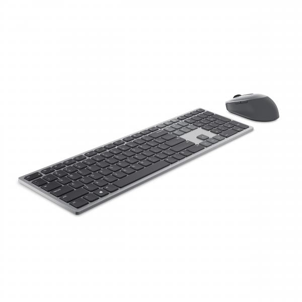 DELL Tastiera e mouse Pro Plus - KM7321W - Inglese [Regno Unito] [QWERTY] (Dell Pro Plus Keyboard and Mouse KM7321W - Keyboard and mouse set - wireless - 2.4 GHz, Bluetooth 5.0 - QWERTY - UK - titan grey - with 3 years NBD Advance Exchange) - Version...
