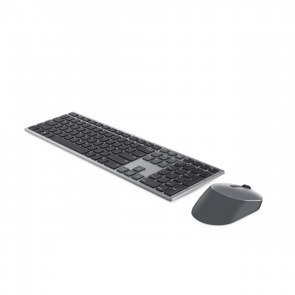 DELL Tastiera e mouse Pro Plus - KM7321W - Inglese [Regno Unito] [QWERTY] (Dell Pro Plus Keyboard and Mouse KM7321W - Keyboard and mouse set - wireless - 2.4 GHz, Bluetooth 5.0 - QWERTY - UK - titan grey - with 3 years NBD Advance Exchange) - Version...