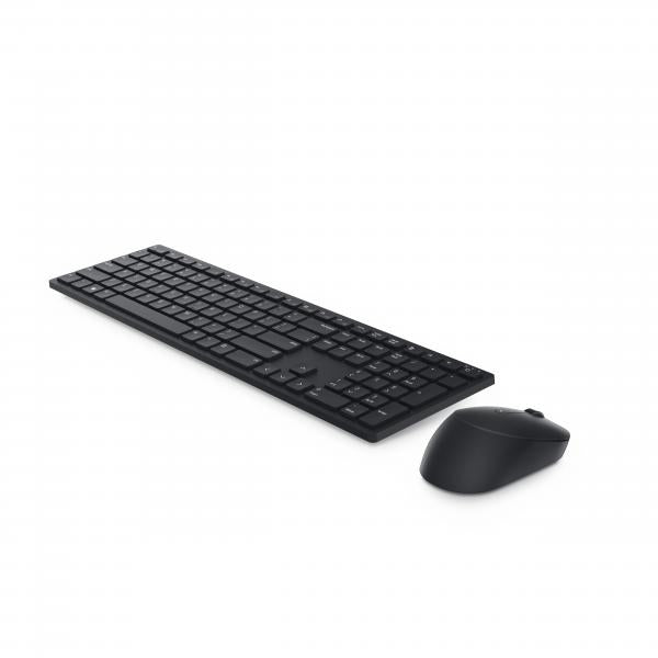 DELL Tastiera e mouse Pro - KM5221W - spagnolo [QWERTY] - neri (Pro Wireless Keyboard and - Mouse - KM5221W - Spanish - [QWERTY] KM5221W, Full-size [100%], RF Wireless, QWERTY, Black, Mouse included - Warranty: 12M)DellKM5221WBKB-SPN