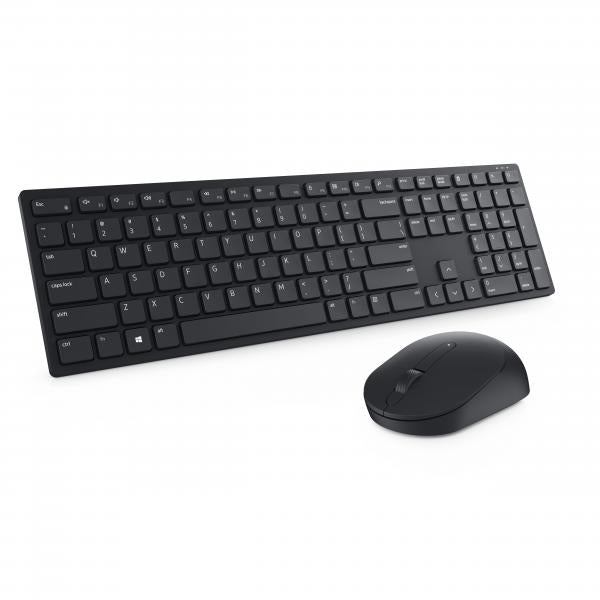 DELL Tastiera e mouse Pro - KM5221W - spagnolo [QWERTY] - neri (Pro Wireless Keyboard and - Mouse - KM5221W - Spanish - [QWERTY] KM5221W, Full-size [100%], RF Wireless, QWERTY, Black, Mouse included - Warranty: 12M)DellKM5221WBKB-SPN