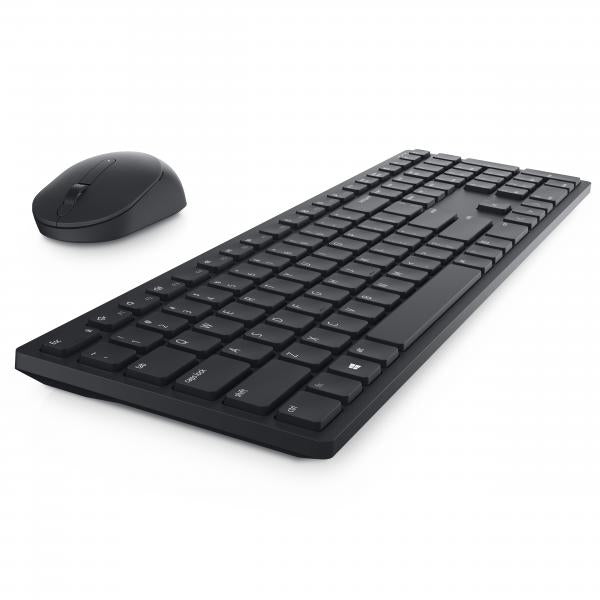 DELL Tastiera e mouse Pro - KM5221W - spagnolo [QWERTY] - neri (Pro Wireless Keyboard and - Mouse - KM5221W - Spanish - [QWERTY] KM5221W, Full-size [100%], RF Wireless, QWERTY, Black, Mouse included - Warranty: 12M)DellKM5221WBKB-SPN