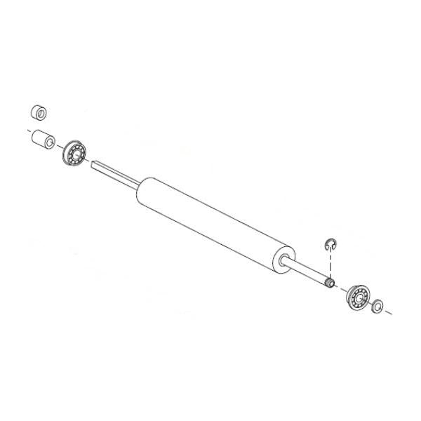 Zebra P1004592 kit per stampante (KIT 110XI4 PLATEN ROLLER 600DPI - .)ZebraP1004592