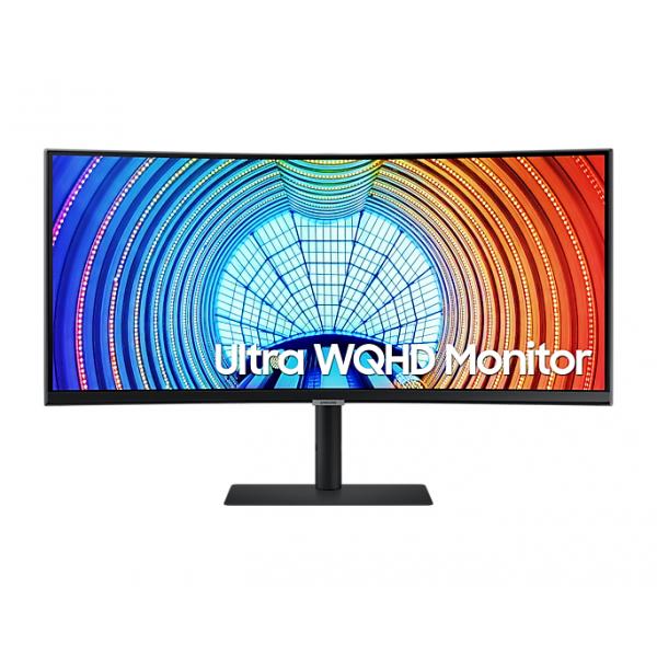 Samsung LS34A650UXU Monitor PC 86,4 cm [34] 3440 x 1440 Pixel UltraWide Quad HD LED Nero (S34A650 34inch 21:9 Curved - 1000R 3440x1440 VA-LED 4ms - 100Hz HDR10 DP/HDMI/USB Type-C 95Watts HAS 100mm VESA Black - Warranty: 12M)SamsungLS34A650UXUXEN