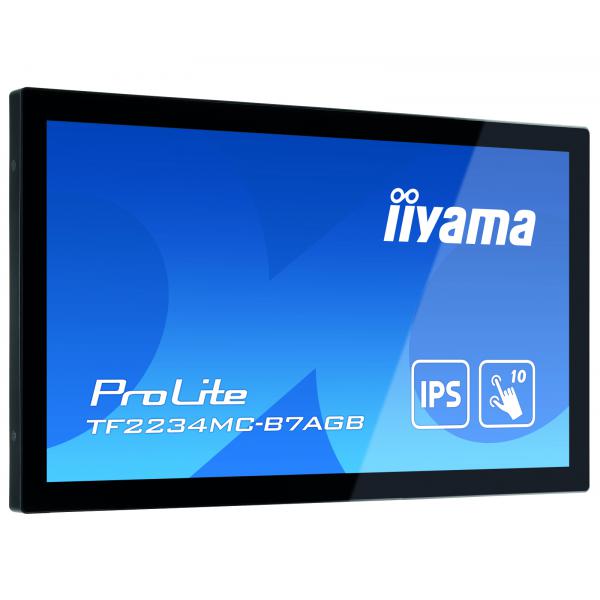 Iiyama ProLite TF2234MC-B7AGB Monitor PC 54,6 cm [21.5] 1920 x 1080 Pixel Full HD LED Touch screen Multi utente Nero (iiyama ProLite TF2234MC-B7AGB 22' Capacitive Touch Screen IPS Display)Iiyama4948570118373TF2234MC-B7AGB