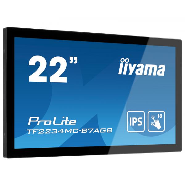 Iiyama ProLite TF2234MC-B7AGB Monitor PC 54,6 cm [21.5] 1920 x 1080 Pixel Full HD LED Touch screen Multi utente Nero (22 TF2234MC-B7AGB Touch Screen Monitor - 22 Black LED Touchscreen Monitor Full HD VGA DisplayPort and HDMI)Iiyama4948570118373TF2234...