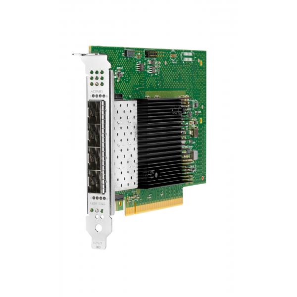 HPE Intel E810-XXVDA4 Ethernet 10/25Gb 4-port SFP28 Adapter for (HPE INTEL E810-XXVDA4 NETWORK ADAPTER 10,/25GB SFP28 x 4 PCIe 4.0 x16)HpeP08458-B21
