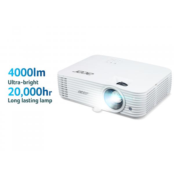 Acer H6815BD Proiettore a raggio standard 4000 ANSI lumen DLP UHD 4K [3840x2160] Compatibilità 3D Nero (Acer H6815BD - DLP projector - 3D - 4000 lumens - 3840 x 2160 - 16:9 - 4K)Acer4710886118947MR.JTA11.002