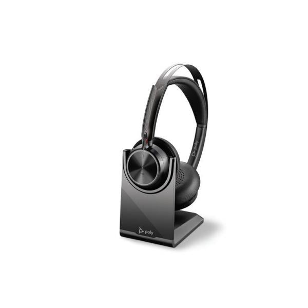 POLY Voyager Focus 2 UC Auricolare Con cavo e senza cavo A Padiglione Ufficio USB tipo A Bluetooth Base di ricarica Nero (Poly Voyager Focus 2 USB-A with charge stand Headset)Hp0017229166738213727-01