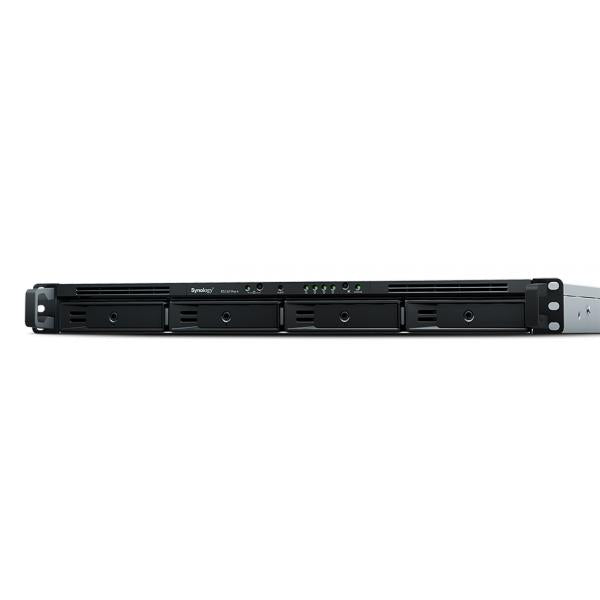 Synology RackStation RS1619XS+ NAS Rack [1U] Intel Xeon D D-1527 8 GB DDR4 32 TB HDD DiskStation Manager Alluminio, Nero (Synology Rackstation RS1619xs+ 32TB [Synology HAT5300] 4 bay. Intel Xeon D-1527 quad-core 2.2GHz; Turbo Boost up to 2.7GHz; 8 GB...