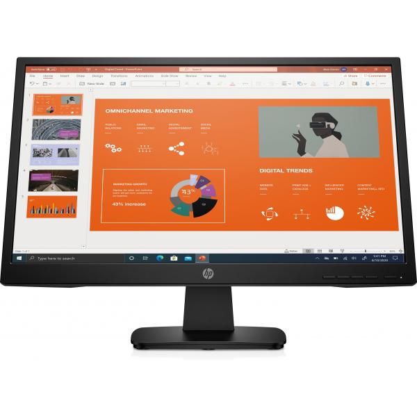 HP P22va G4 Monitor PC 54,6 cm [21.5] 1920 x 1080 Pixel Full HD LED Nero (P22va G4 computer monitor - 54.6 cm [21.5] 1920 x 1080 - pixels Full HD LED Black - Warranty: 12M)Hp453D2AA