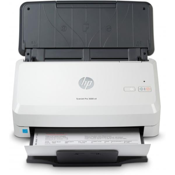 HP ScanJet Pro 3000 s4 Scanner a foglio 600 x 600 DPI A4 Nero, Bianco (HP Scanjet Pro 3000 s4 Sheet-feed - Scanner documenti - CMOS/CIS - Duplex - 216 x 3100 mm - 600 dpi x 600 dpi - fino a 40 ppm [mono] - ADF [Alimentatore automatico documenti] [50 ...