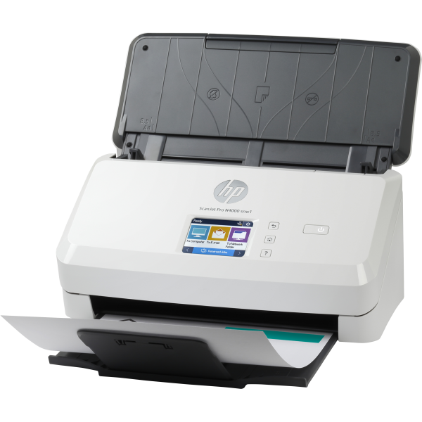 HP ScanJet Pro N4000 snw1 Scanner a foglio 600 x 600 DPI A4 Nero, Bianco (Scanjet Pro N4000 Snw1 - Sheet-Feed Scanner Sheet-Fed - Scanner 600 X 600 Dpi A4 Black, White - Warranty: 12M)Hp6FW08A#B19