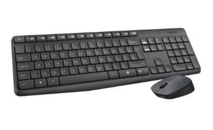logitech mk235 wireless combo-ita-grey kit tastiera e mouse (QWERTY keyboard)