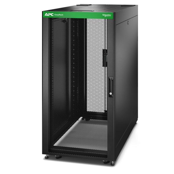 APC Easy Rack 24U Rack indipendenti Nero (EASY RACK 600MM/24U/1000MM WITH - ROOF SIDE PANEL CASTORS FEET 4 B)Apc0731304433231ER6402