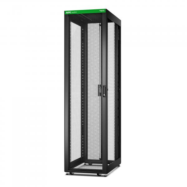 APC Easy Rack 48U Rack indipendenti Nero (EASY RACK 600MM/48U/1000MM WITH - ROOF CASTORS FEET AND 4 BRACKETS)Apc0731304433309ER6800