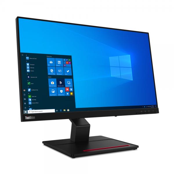 Lenovo ThinkVision T24t-20 Monitor PC 60,5 cm [23.8] 1920 x 1080 Pixel Full HD LED Touch screen Capacitivo Nero (Lenovo ThinkVision T24t-20 - LED monitor - 24 [23.8 viewable] - touchscreen - 1920 x 1080 Full HD [1080p] @ 60 Hz - IPS - 300 cd/m - 1000...