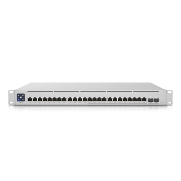 Ubiquiti USW-ENTERPRISE-24-POE switch di rete Gestito L3 Gigabit Ethernet [10/100/1000] Supporto Power over Ethernet [PoE] Argento (Ubiquiti UniFi 24 Port Managed Network Switch - USW-Enterprise-24-PoE)UbiquitiUSW-ENTERPRISE-24-POE