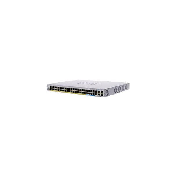 Cisco CBS350 Gestito L3 Gigabit Ethernet [10/100/1000] Supporto Power over Ethernet [PoE] 1U Nero, Grigio (CBS350 MANAGED 8-PORT 5GE - 40-PORT GE POE 4X10G SFP+)Cisco0889728326261CBS350-48NGP-4X-EU