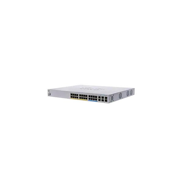 Cisco CBS350 Gestito L3 Gigabit Ethernet [10/100/1000] Supporto Power over Ethernet [PoE] 1U Nero, Grigio (CBS350 MANAGED 8-PORT 5GE - 16-PORT GE POE 4X10G SFP+)Cisco0889728327282CBS350-24NGP-4X-EU