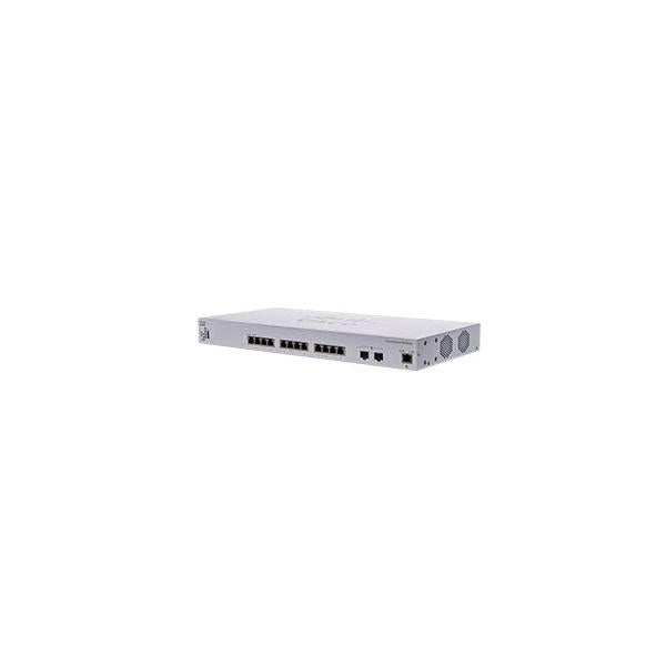 Cisco CBS350 Gestito L3 10G Ethernet [100/1000/10000] 1U Nero, Grigio (Cisco Business 350 Series CBS350-12XT - Switch - L3 - gestito - 10 x 10GBase-T + 2 x combo 10 Gigabit SFP+/RJ-45 - montabile su rack)Cisco0889728327121CBS350-12XT-EU