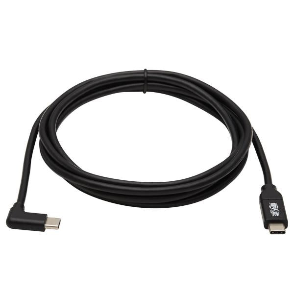 Tripp Lite U040-02M-C-5ARA cavo USB USB 2.0 2 m USB C Nero (USB-C CBL USB 2.0 THNDERBOLT 3 - 100W PD CHRG RT-ANG PLUG M/M 2M)Eaton0037332263698U040-02M-C-5ARA