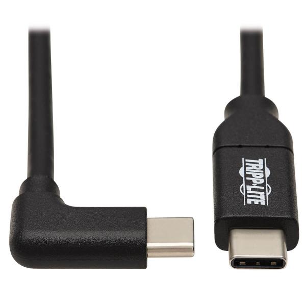 Tripp Lite U040-02M-C-5ARA cavo USB USB 2.0 2 m USB C Nero (USB-C CBL USB 2.0 THNDERBOLT 3 - 100W PD CHRG RT-ANG PLUG M/M 2M)Eaton0037332263698U040-02M-C-5ARA