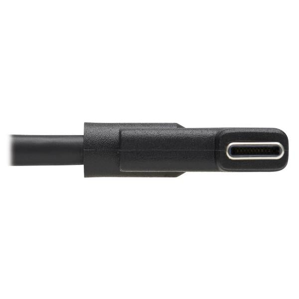 Tripp Lite U420-02M-RA cavo USB USB 3.2 Gen 1 [3.1 Gen 1] 2 m USB C 5 Gbit/s 60 W Nero (Usb-C Cable [M/M] - Usb 3.2 - Gen 1 [5 Gbps], Thunderbolt 3 - Compatible, Right-Angle Plug, 2 M [6.6 Ft.] - Warranty: 12M)Eaton0037332263667U420-02M-RA