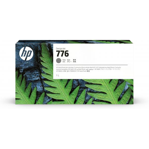 HP Cartuccia di inchiostro grigio 776 da 1 l (HP 776 1L GRAY INK CARTRIDGE)Hp01947214091881XB05A