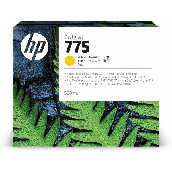 HP Cartuccia di inchiostro giallo 775 da 500 ml (HP 775 500-ML YELLOW INK CARTRIDGE)Hp01947214103201XB19A