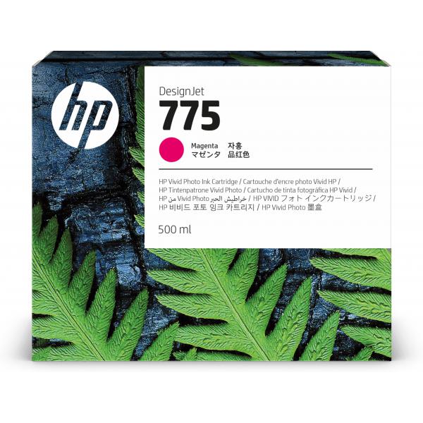 HP Cartuccia di inchiostro magenta 775 da 500 ml (HP 775 500-ML MAGENTA INK CARTRIDGE)Hp01947214093551XB18A