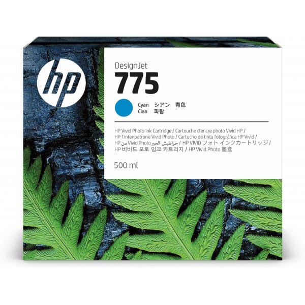 HP Cartuccia di inchiostro ciano 775 da 500 ml (HP 775 500-ML CYAN INK CARTRIDGE)Hp01947214093481XB17A