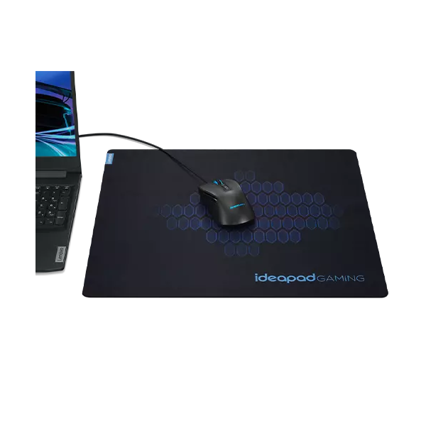 Lenovo GXH1C97872 tappetino per mouse Tappetino per mouse per gioco da computer Nero, Blu (IdeaPad Gaming Cloth Mouse - Pad L [OC][RDKK] - Warranty: 12M)Lenovo0195713732567GXH1C97872