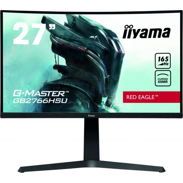 Iiyama G-MASTER GB2766HSU-B1 LED display 68,6 cm [27] 1920 x 1080 Pixel Full HD Nero (27 GB2766HSU-B1 Monitor - 27Black LED Monitor HD Ready Speakers Height Adjustable DisplayPort USB and HDMI.)Iiyama4948570118878GB2766HSU-B1