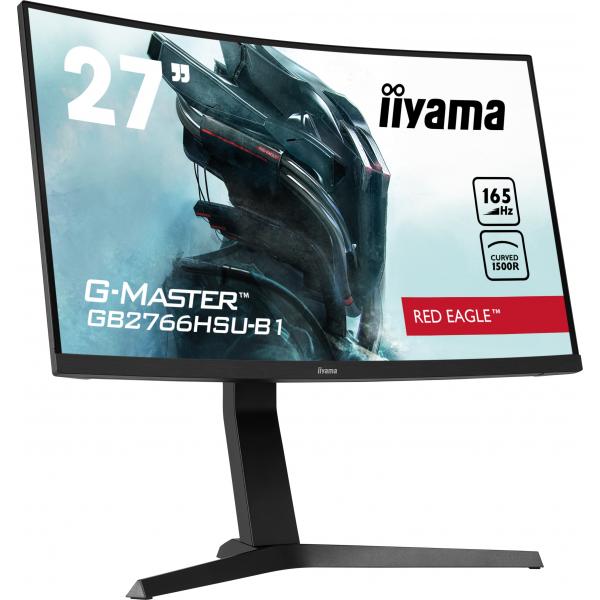 Iiyama G-MASTER GB2766HSU-B1 Monitor PC 68,6 cm [27] 1920 x 1080 Pixel Full HD LED Nero (27IN LD 16:9 GB2766HSU-B1 - 1920X1080 3000:1 1MS HDMI/DP/USB)IiyamaGB2766HSU-B1